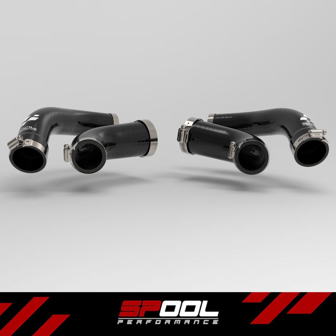 Porsche 911 Turbo 992 Intercooler Boost Pipes