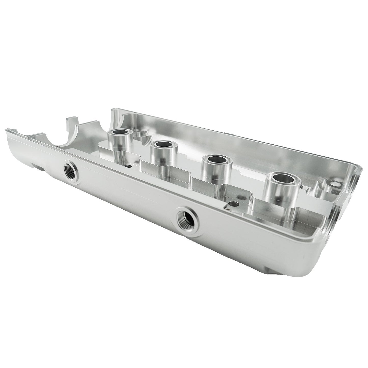Billet B Series Vented Valve Cover Baffle B16 B18 AN10 For Honda Acura DOHC Vtec