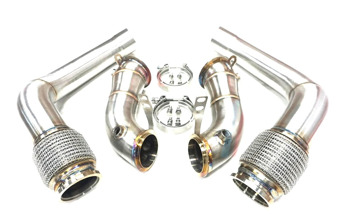 IRL F90 M5 M8 Maxflow Race Downpipes