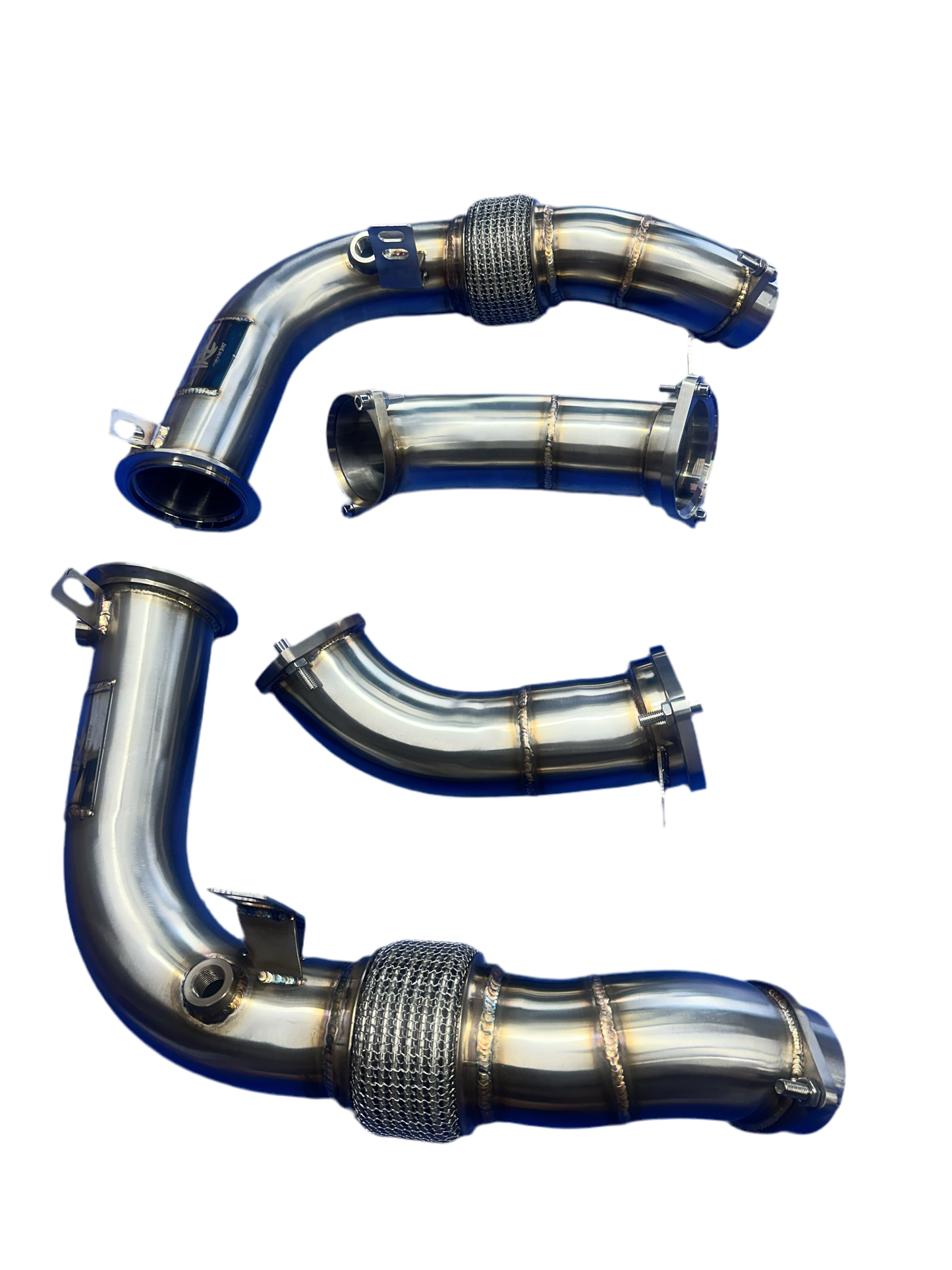 IRL F95 F96 X5M X6M MaxFlow Race Downpipes