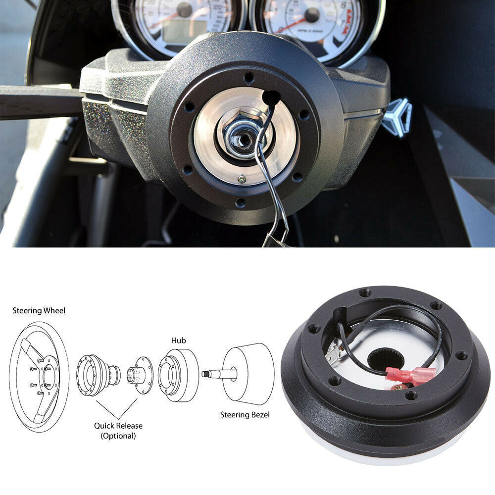 Leather Heart Deep Dish Suede Steering Wheel + Short Hub Adapter Kit For Honda Acura Civic Integra Accord Del Sol, CRX, Prelude
