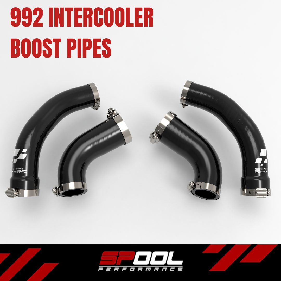 Porsche 911 Turbo 992 Intercooler Boost Pipes