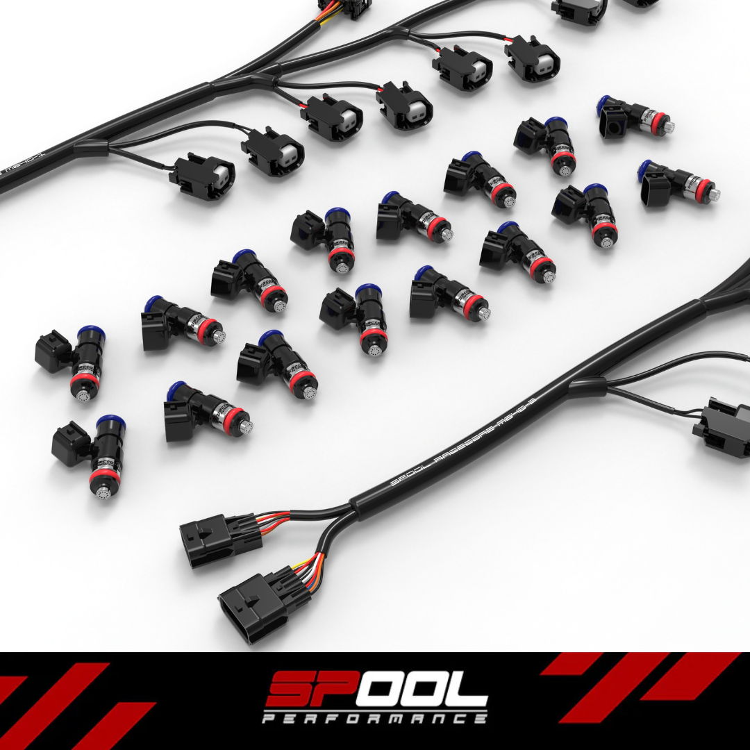 Spool Performance McLaren M840T RaceCore Injector Harness & ID1050-XDS Injector Package