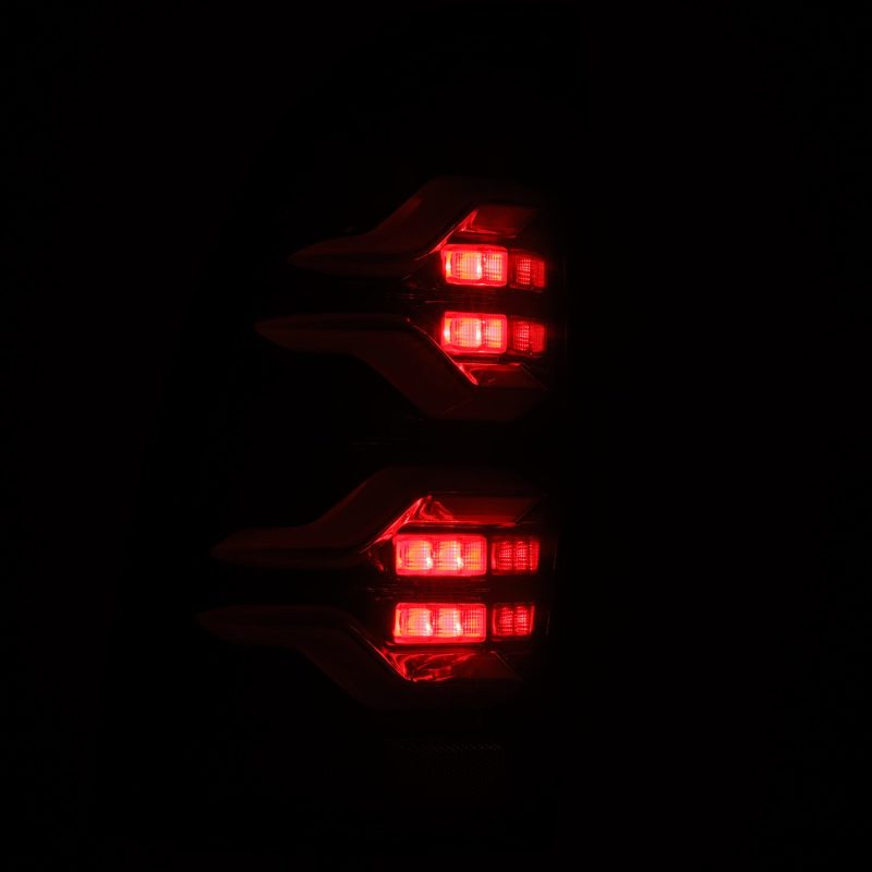 AlphaRex 05-15 Toyota Tacoma LUXX LED Taillights Alpha Blk w/Activ Light/Seq Signal 680050 *Discontinued