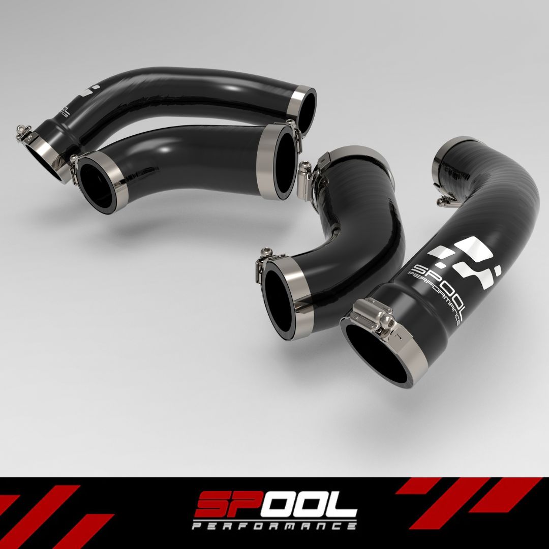 Porsche 911 Turbo 992 Intercooler Boost Pipes