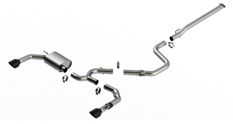 Borla 22-23 Hyundai Elantra N 2.0L 4 CYL. Turbo AT/MT ATAK Catback Exhaust Black Chrome 140925BC
