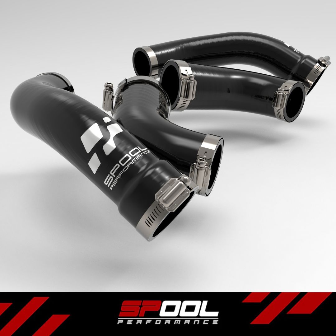 Porsche 911 Turbo 992 Intercooler Boost Pipes