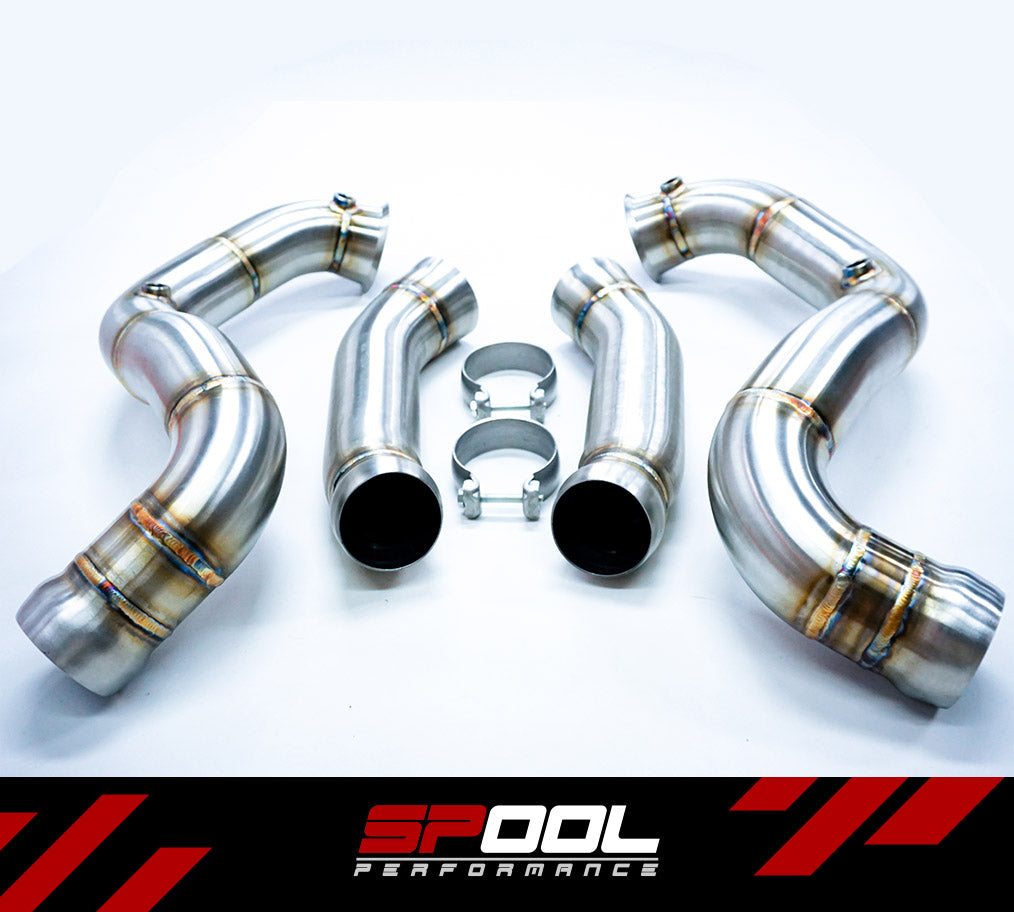 Spool AMG M177 E63 Downpipes [Upgraded Race Downpipes]