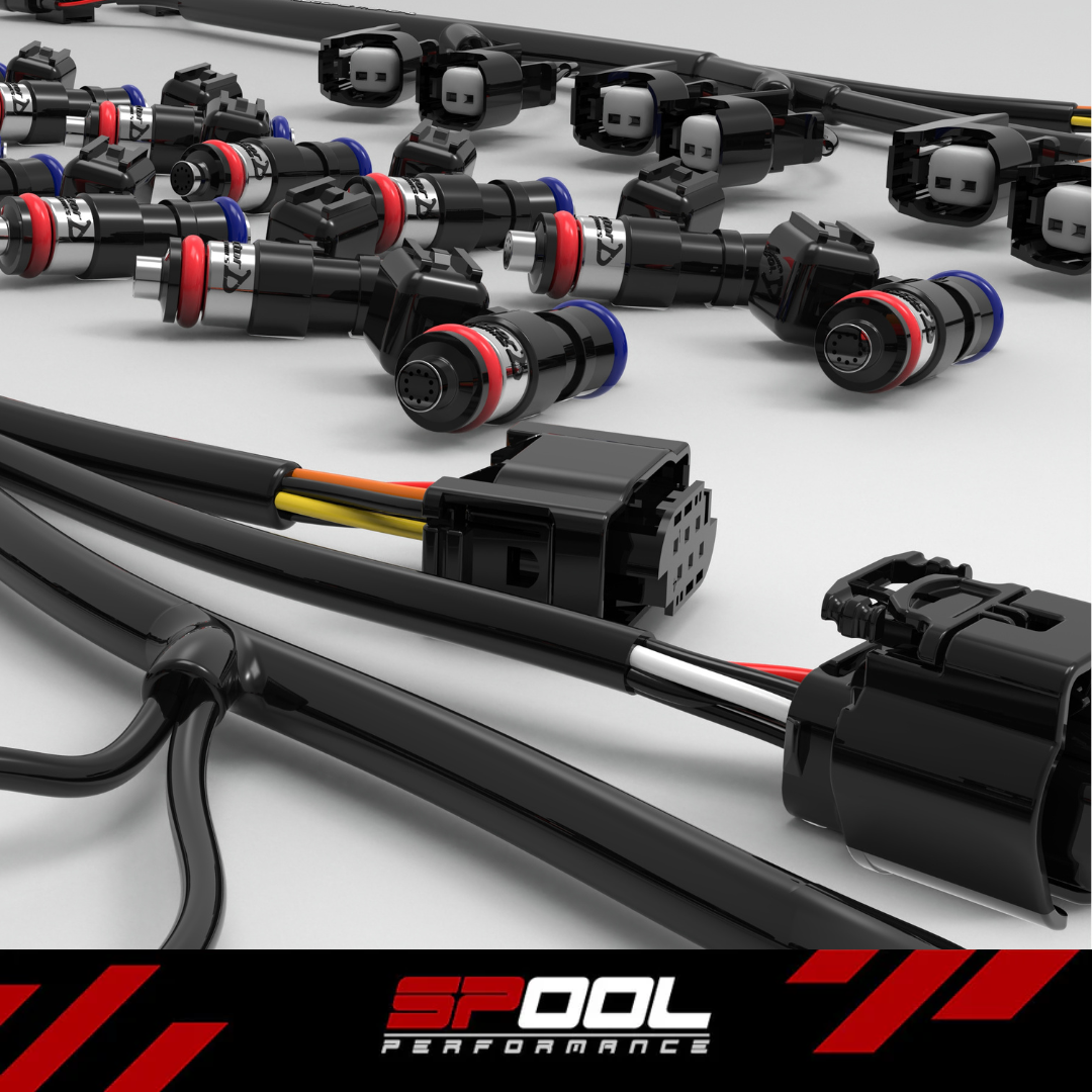 Spool Performance McLaren M840T RaceCore Injector Harness & ID1050-XDS Injector Package