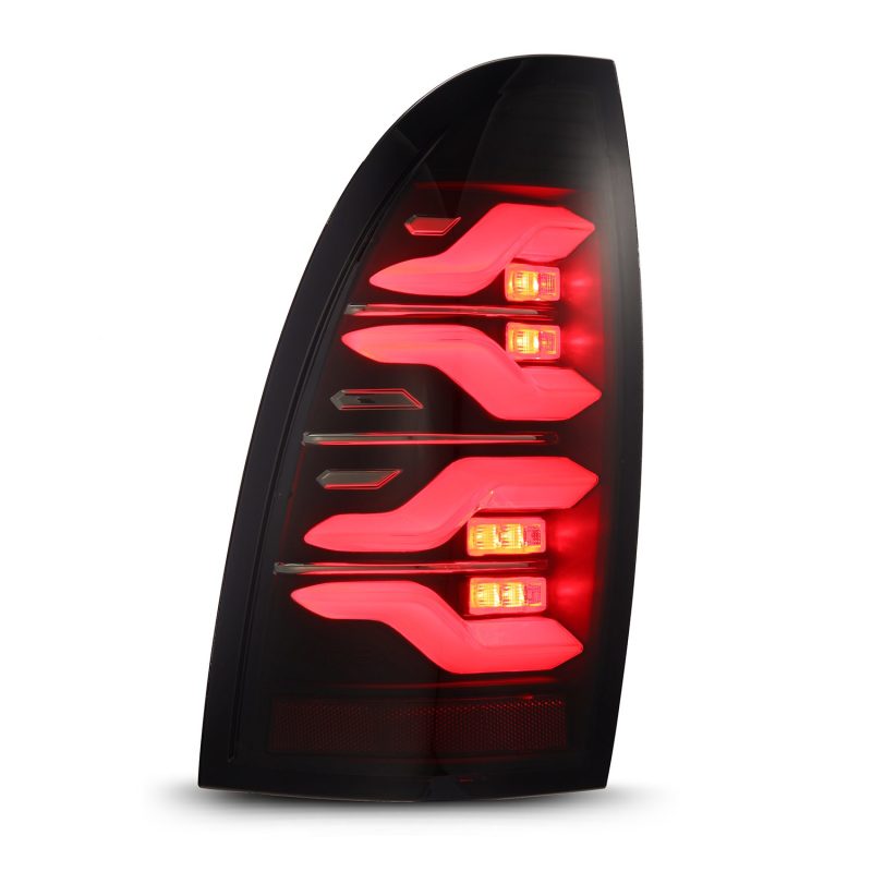 AlphaRex 05-15 Toyota Tacoma LUXX LED Taillights Blk w/Activ Light/Seq Signal 680060 *Discontinued