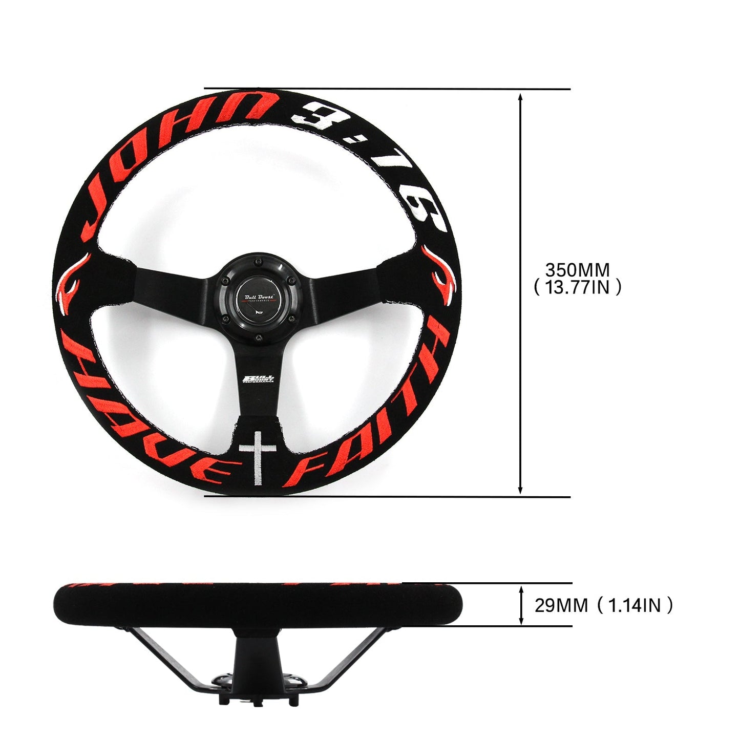 Suede Steering Wheel + Short Hub Adapter Kit For Acura Honda Accord K20 K24 K20A Prelude TL CL