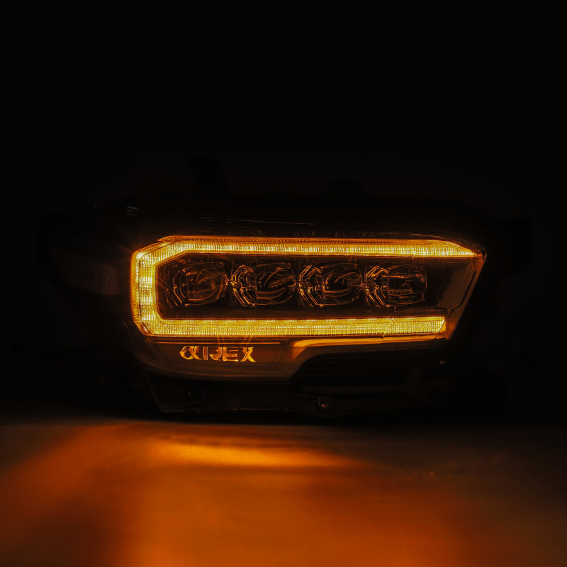 AlphaRex 16-20 Toyota Tacoma NOVA LED Projector Headlights Plank Style Chrome w/Activation Light 880706 *Discontinued