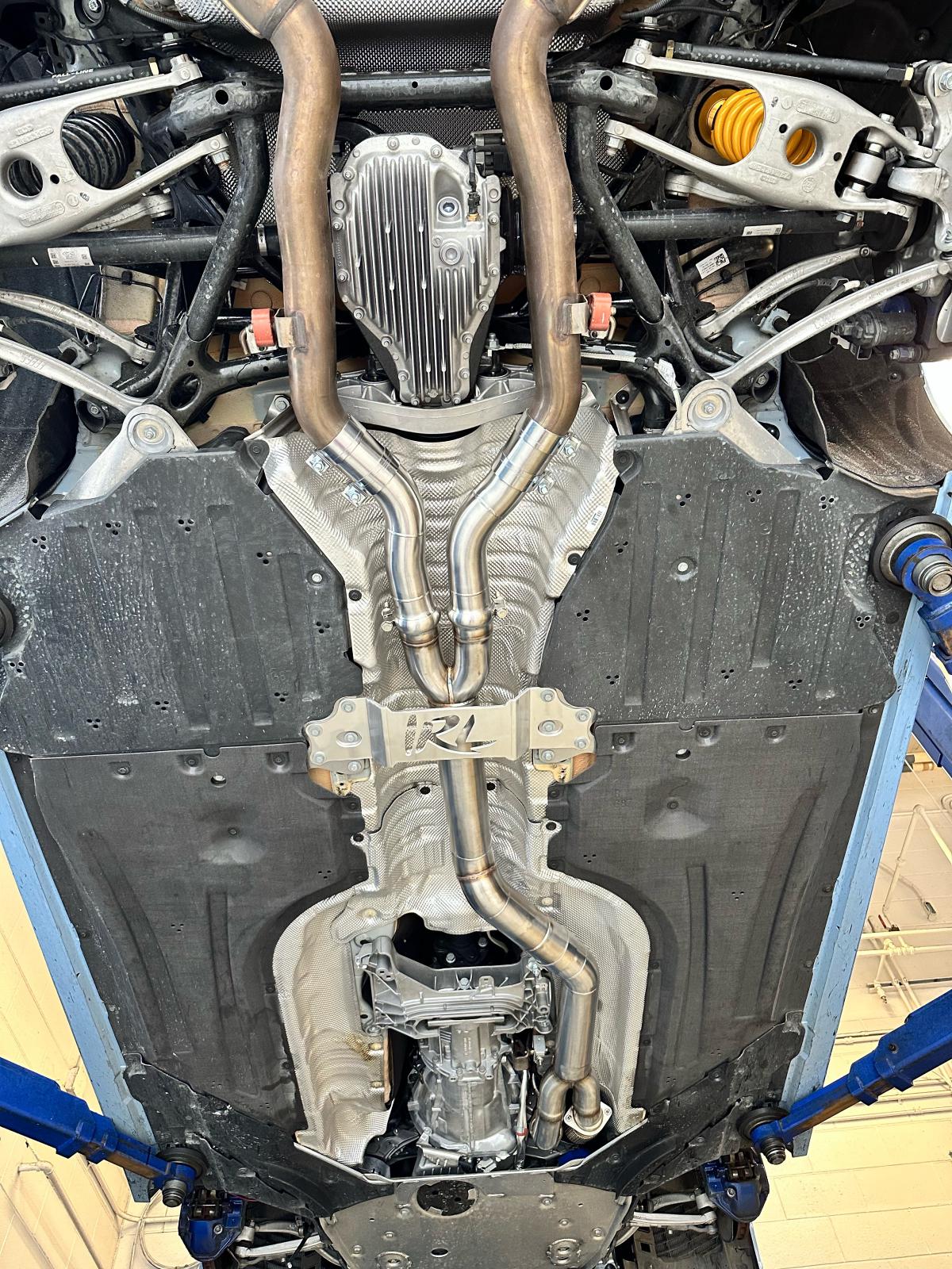 IRL V2 G87 Midpipe ( Brace Included )