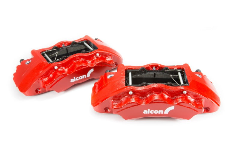 Alcon 2016+ Toyota Tacoma w/ 17in+ Wheels 352x30mm Rotors 6-Piston Red Calipers Front Brake Kit BKF1551G58
