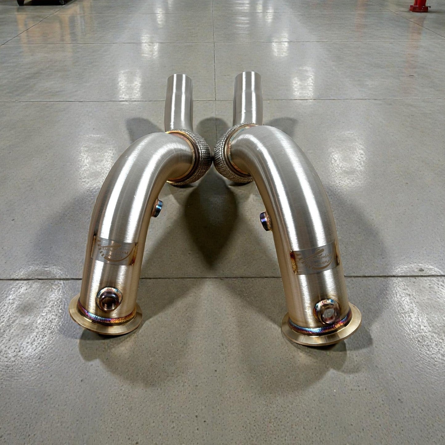 BMW N63 & N63TU Catless Race Downpipes for 550i, 650i, 750i, Alpina B6 B7, X5, X6 (F Chassis)