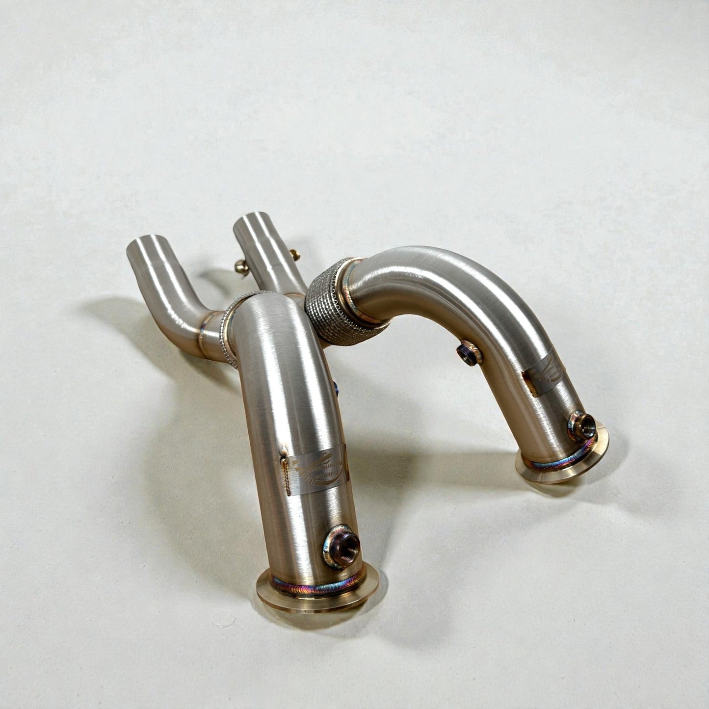 BMW N63 & N63TU Catless Race Downpipes for 550i, 650i, 750i, Alpina B6 B7, X5, X6 (F Chassis)