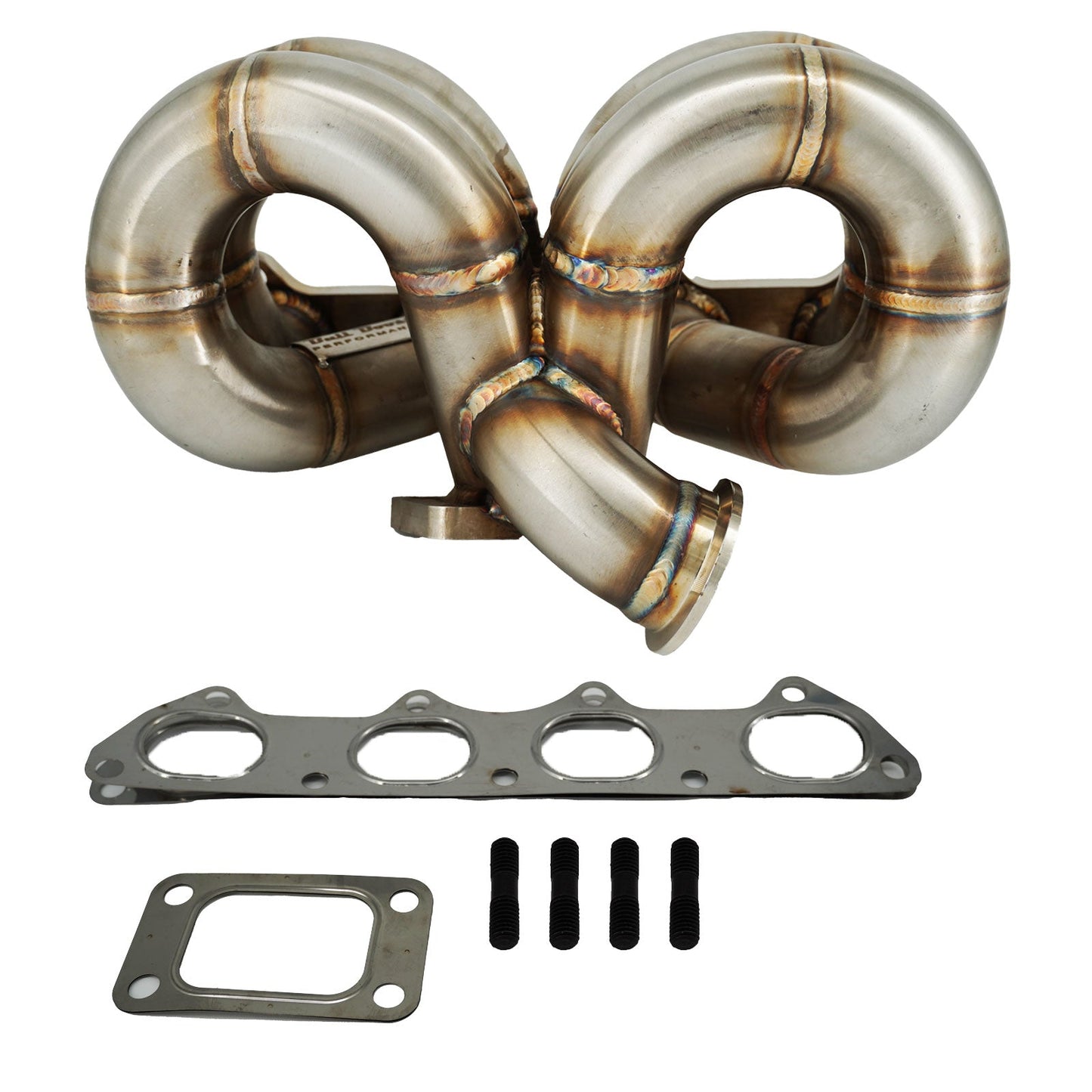 D Series AC PS Compatible T3 .63 Turbo Manifold Kits GSR D15 D16 For Honda Civic EG EK DC2 44mm