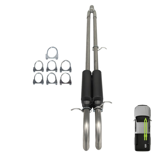 GMC/Chevy, 2012-2018, 6.0L - MPI Bullnoze Exhaust Series