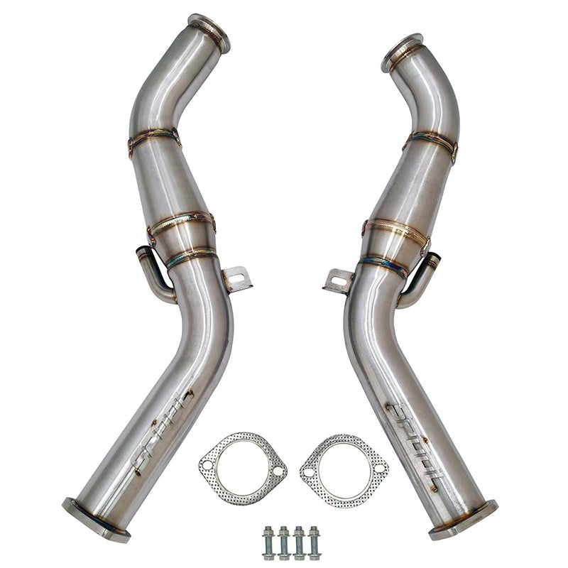 Spool VR30DDTT Full 4 Inch Downpipes Upgrade [Race Downpipes] | Infiniti Q50 Q60 RZ34 [VR30]