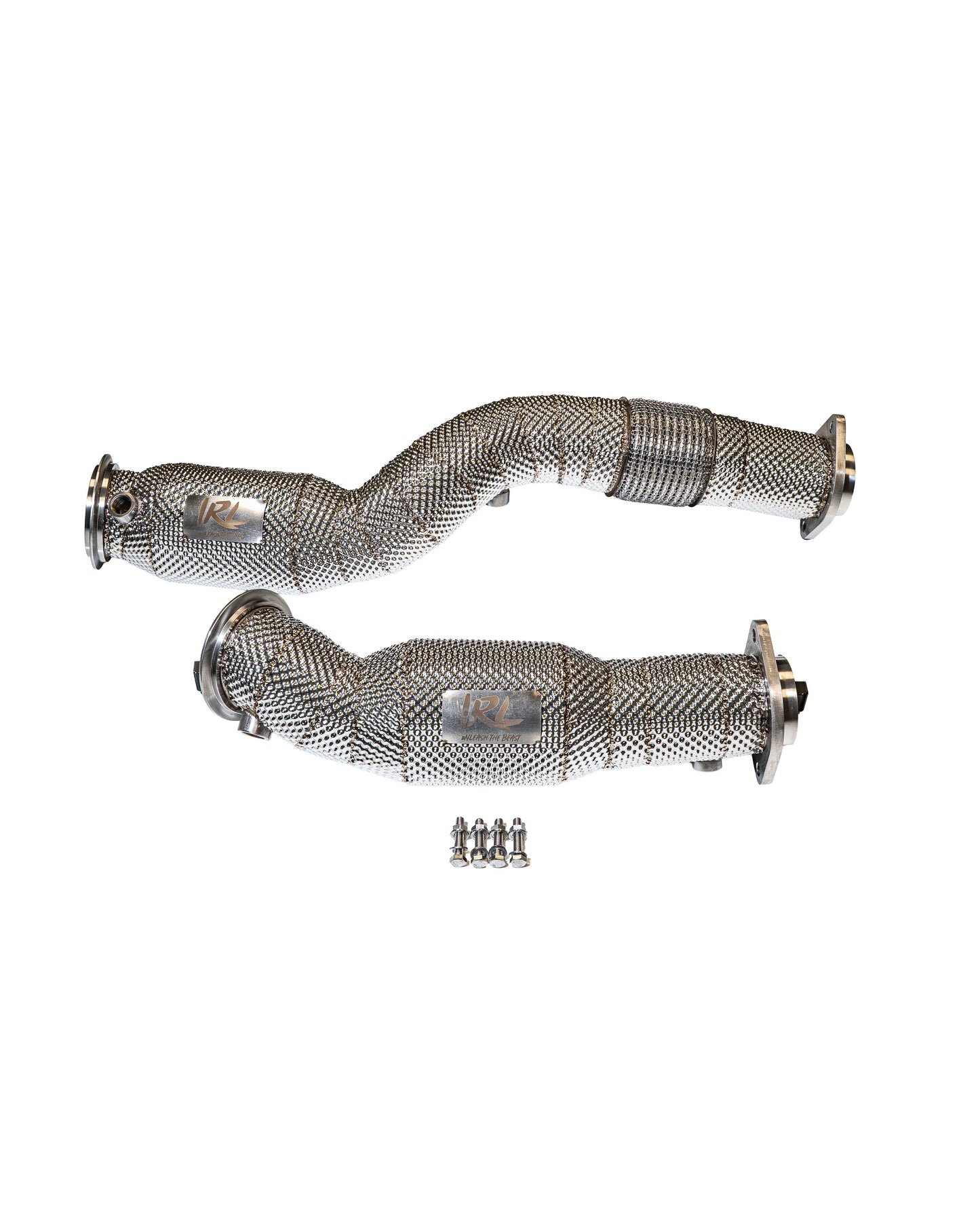 IRL G8X MaxFlow Resonated Race Downpipes