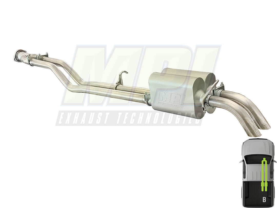 GMC/Chevy, 1999-2006, 5.3L - MPI Bullnoze Exhaust Series