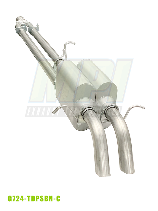 GMC/Chevy, 2007-2013, 5.3L - MPI Bullnoze Exhaust Series