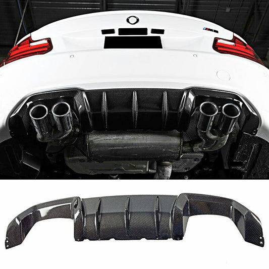 BMW F87 M2 M Type Carbon Fiber Rear Diffuser