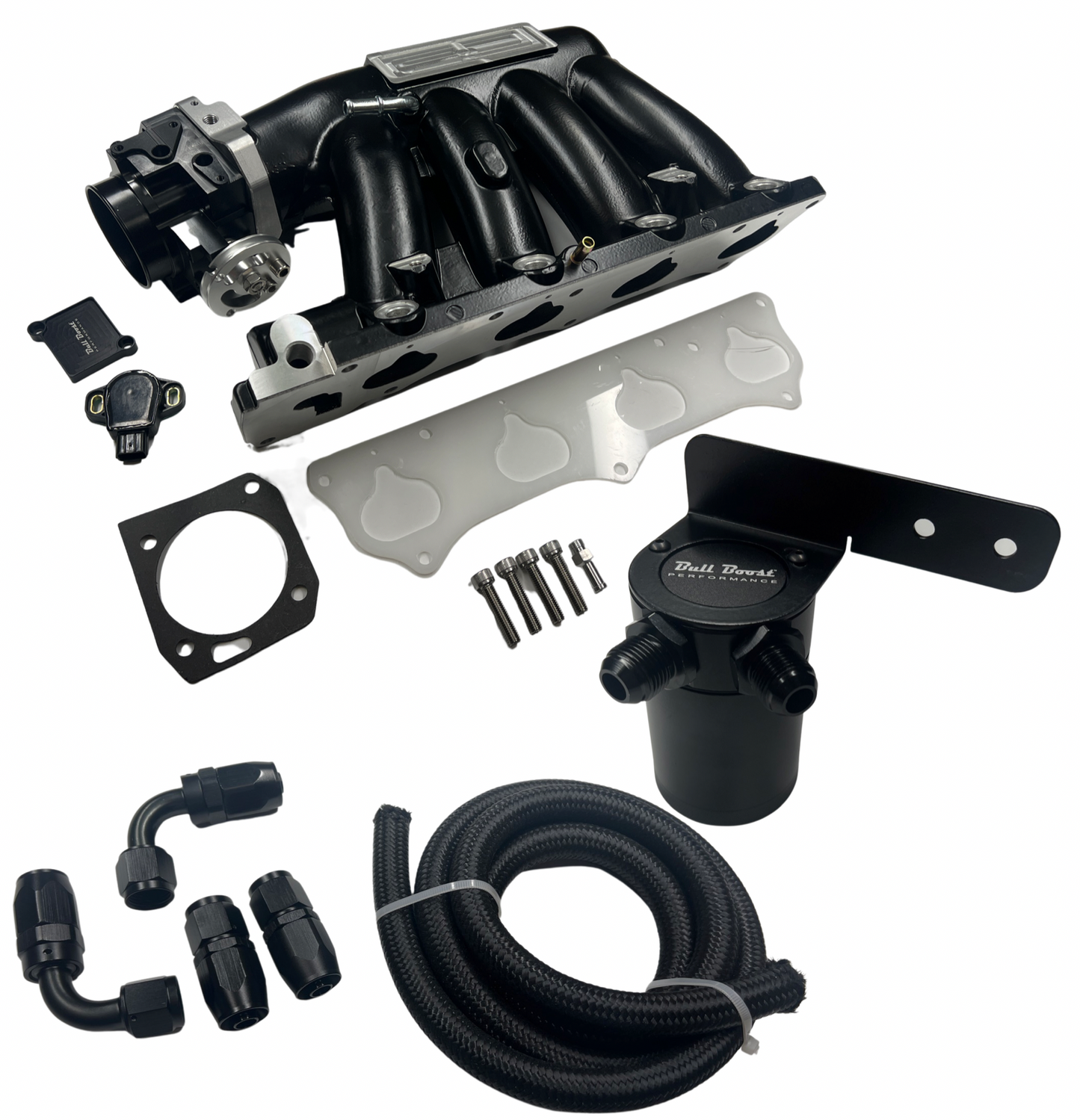 K-series Intake Manifold 70MM Throttle Body Kit For Honda Acura Civic Accord CRX EF EK EG K20 K24 K24A2 K20Z3