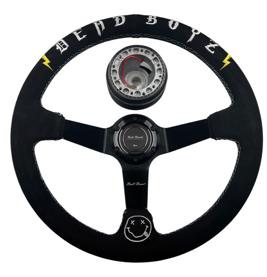 Deadboyz 6-Bolt Racing Steering Wheel + Hub Adapter Boss Kit for Honda Acura Civic, Del Sol, Integra
