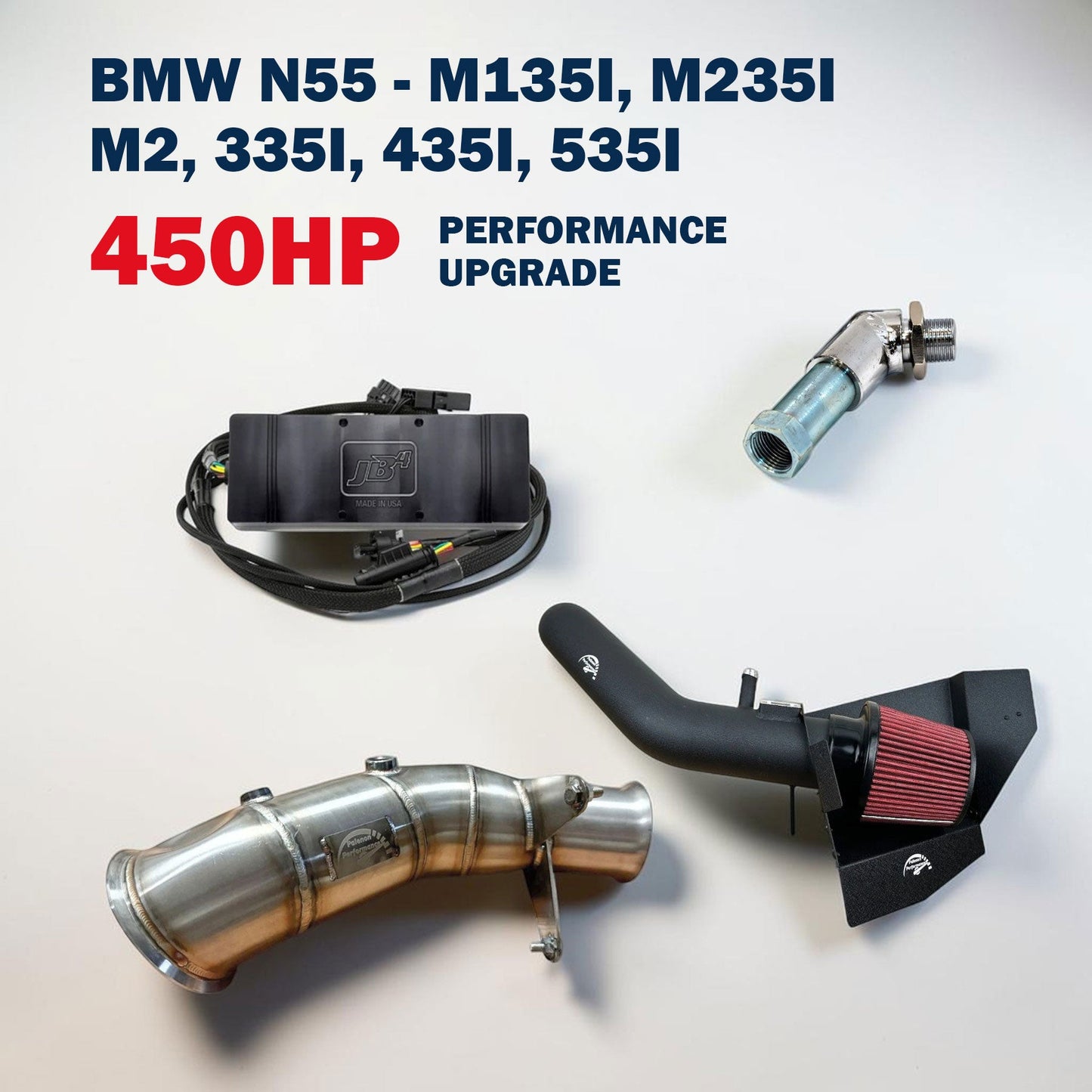 450HP Performance Upgrade For N55 BMW M135i, M235i, M2, 335i, 435i, 535i (F Chassis)