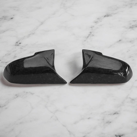 M Style Forged Carbon Mirror Caps - BMW F2X, F3X, F87 M2, E84 X1 | Palenon Performance