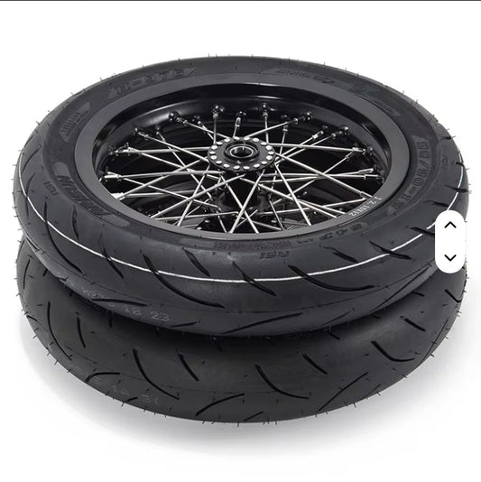 ETM RTR Super-Moto Wheel Set