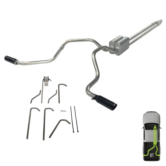 Toyota Tacoma, 1995-2004, V6L, Weld/On - MPI Exhaust Cat-Back Dual Exhaust Kits