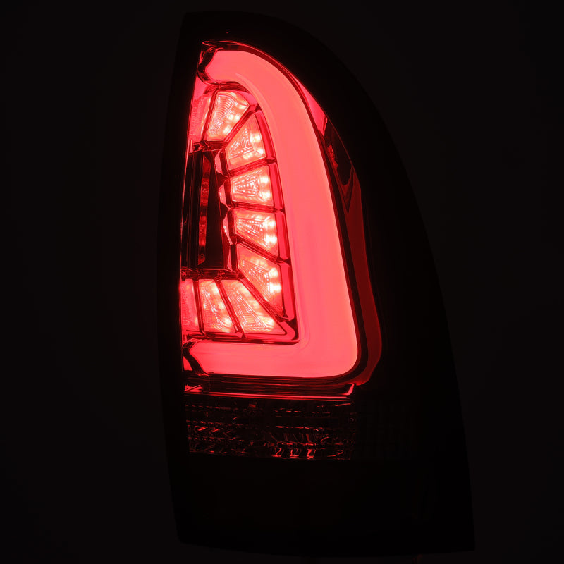 AlphaRex 05-15 Toyota Tacoma PRO-Series LED Tail Lights Red Smoke 680040 *Discontinued