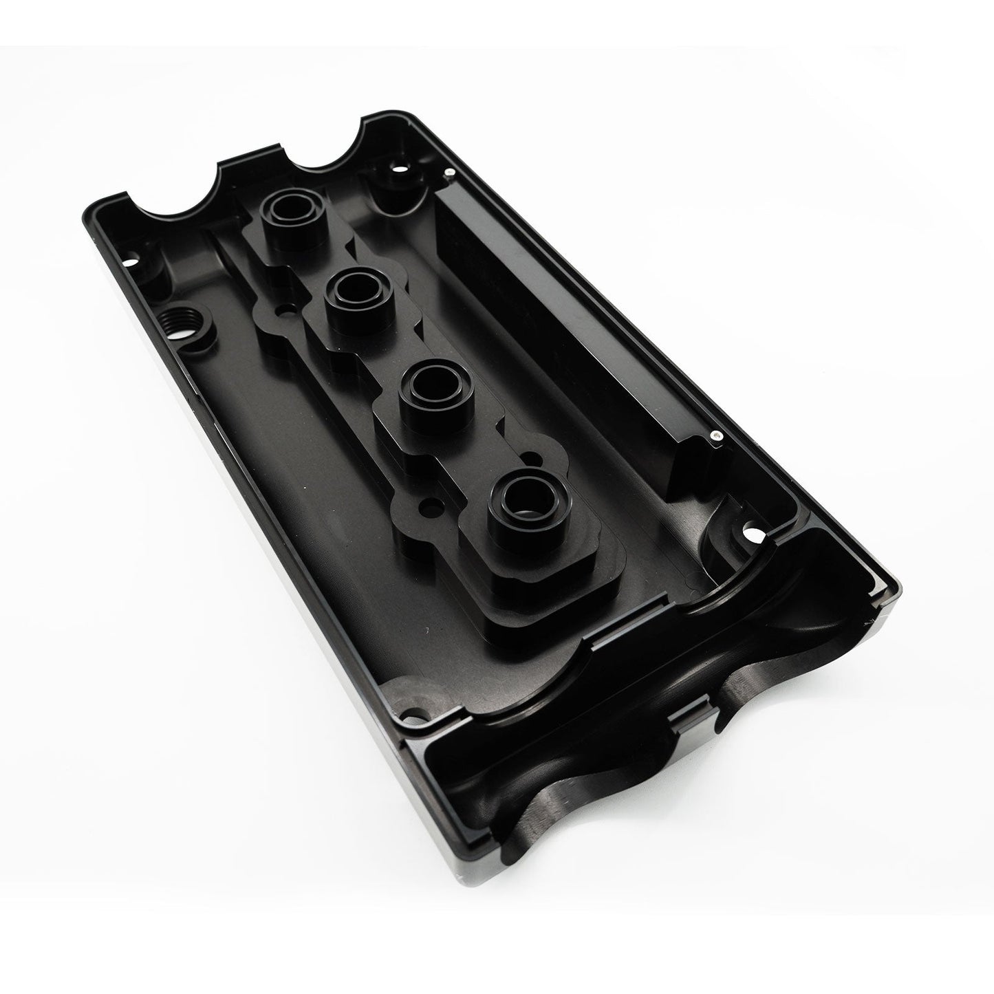 Billet B Series Vented Valve Cover Baffle B16 B18 AN10 For Honda Acura DOHC Vtec