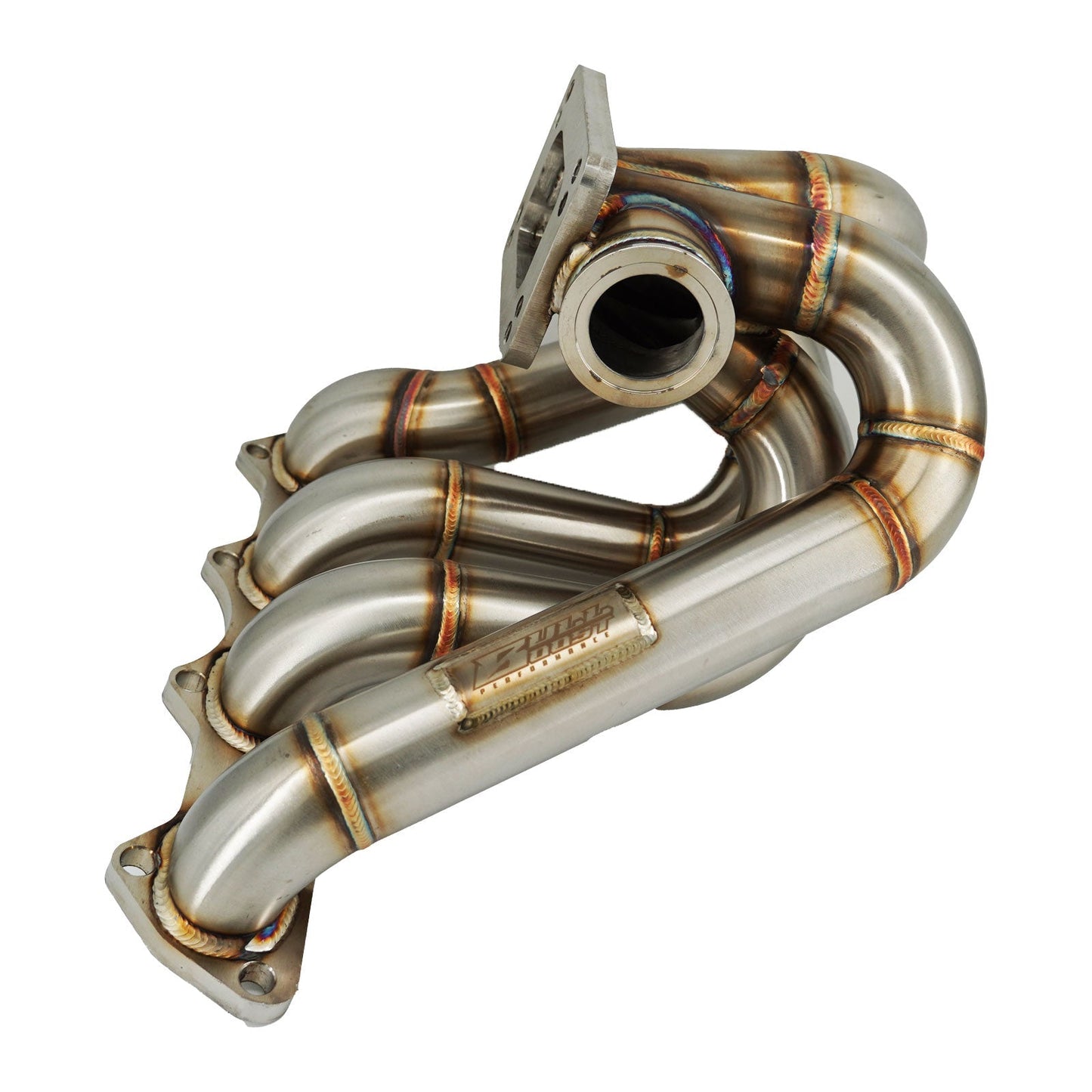 B Series T3 T4 Top Mount Turbo Manifold B16 B18 B20 44mm For Honda Acura Del Sol