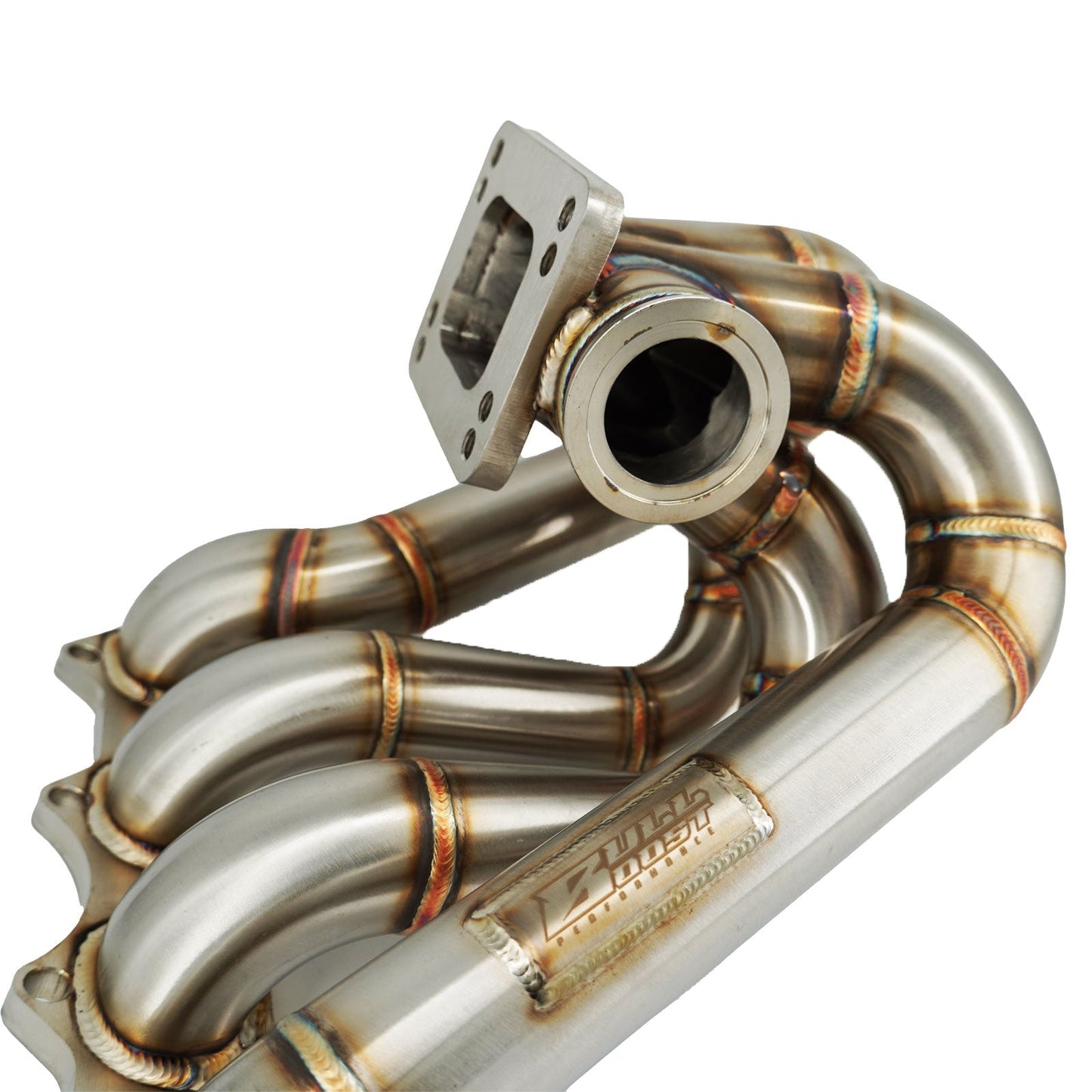 B Series T3 T4 Top Mount Turbo Manifold B16 B18 B20 44mm For Honda Acura Del Sol