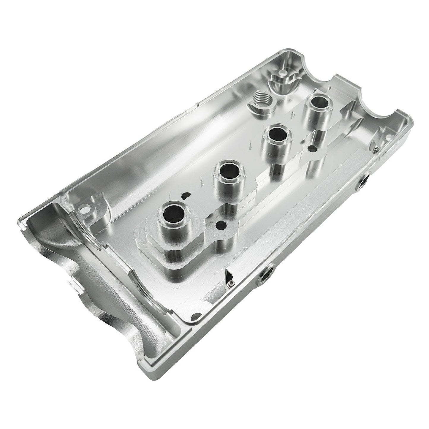 Billet B Series Vented Valve Cover Baffle B16 B18 AN10 For Honda Acura DOHC Vtec