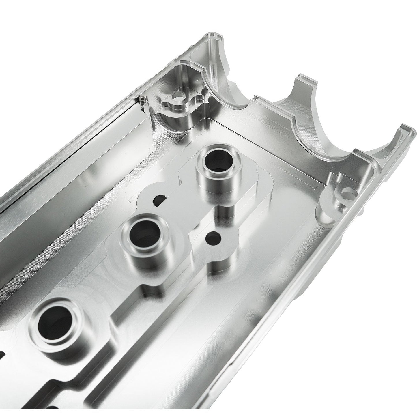Billet B Series Vented Valve Cover Baffle B16 B18 AN10 For Honda Acura DOHC Vtec