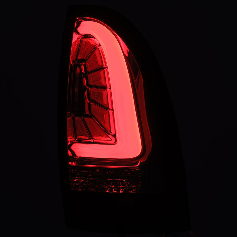 AlphaRex 05-15 Toyota Tacoma PRO-Series LED Tail Lights Red Smoke 680040 *Discontinued