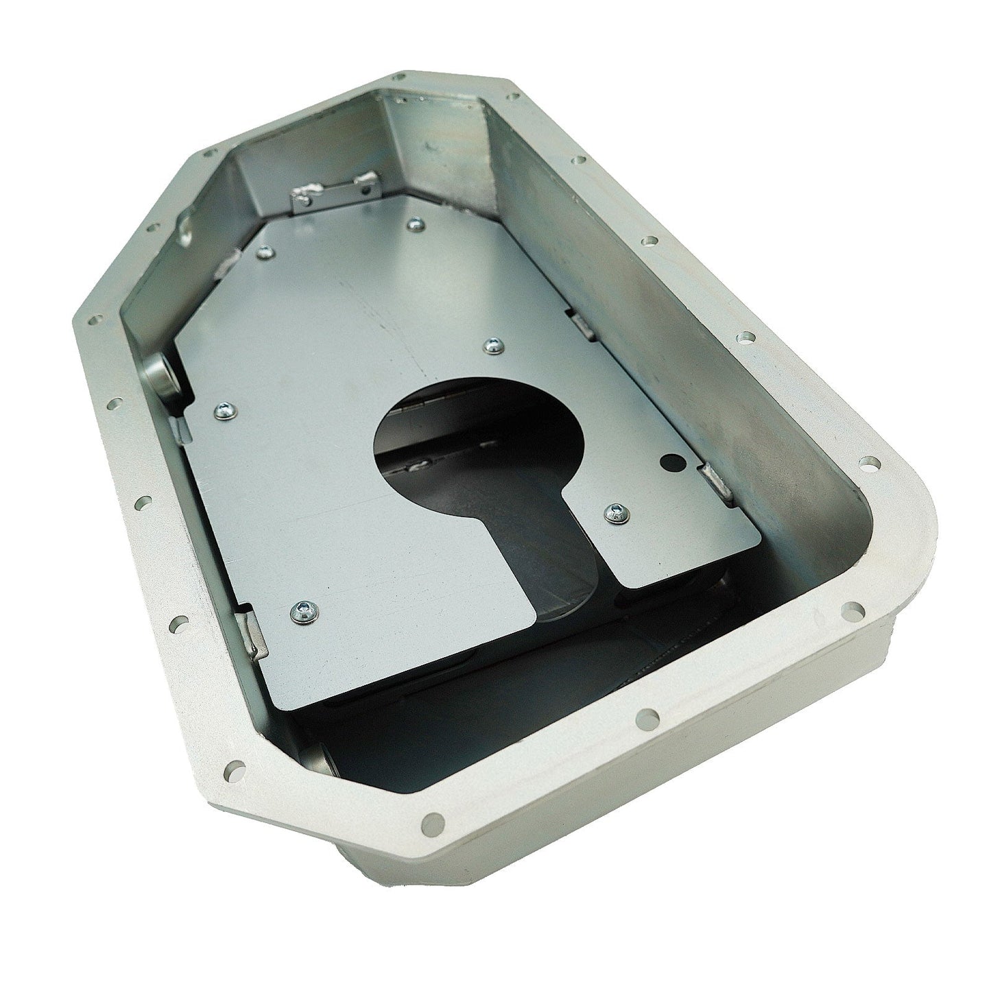 Notched Baffled Turbo Oil Pan -10AN K-Swap K20 K24 Honda Acura EK EG RSX Civic Si