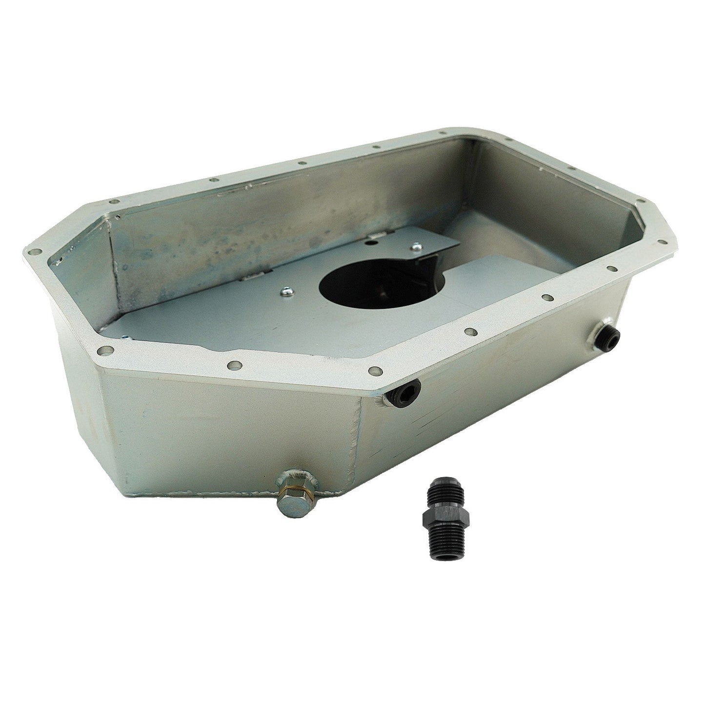 Notched Baffled Turbo Oil Pan -10AN K-Swap K20 K24 Honda Acura EK EG RSX Civic Si