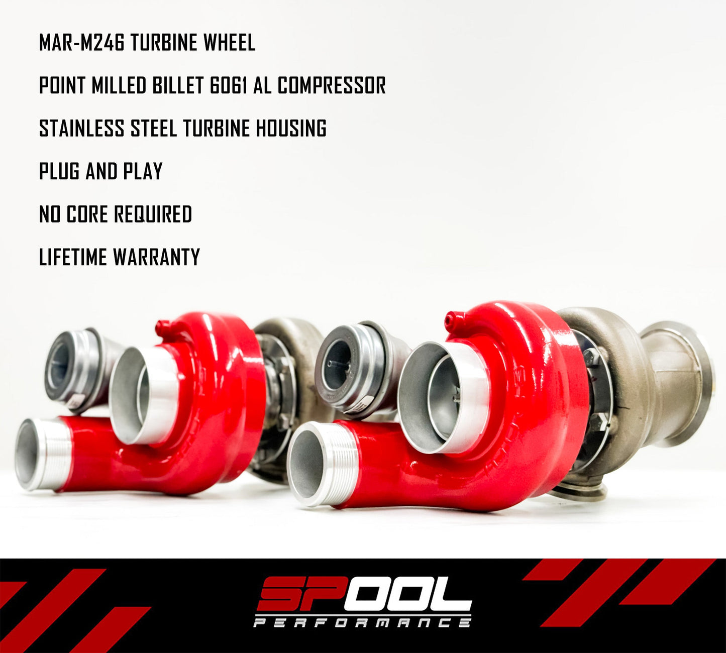 Spool IFX1200 Full Frame Upgraded Turbocharger | Mercedes AMG GT/ GTC/ GTS/ GTR [M178]
