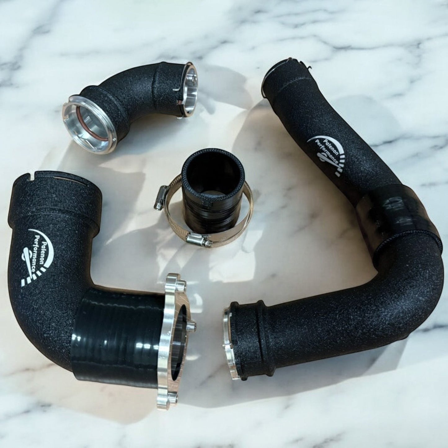 Aluminum S58 Charge Pipes For BMW G80 M3, G82 M4, G87 M2, F97 X3M, F98 X4M | Palenon Performance