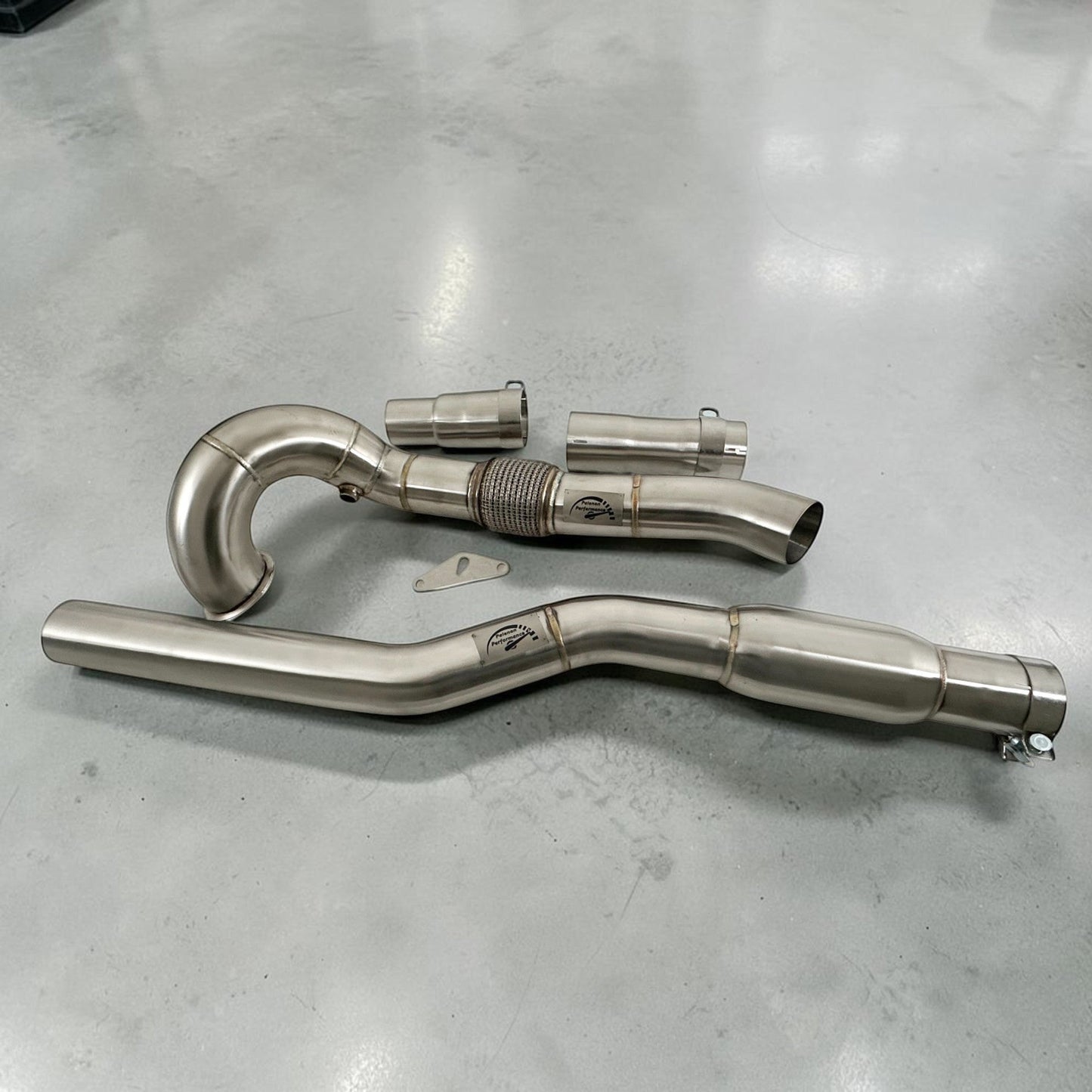 Racing Downpipe For VW MK7 Golf R 2.0T AWD (Catless and Catted)