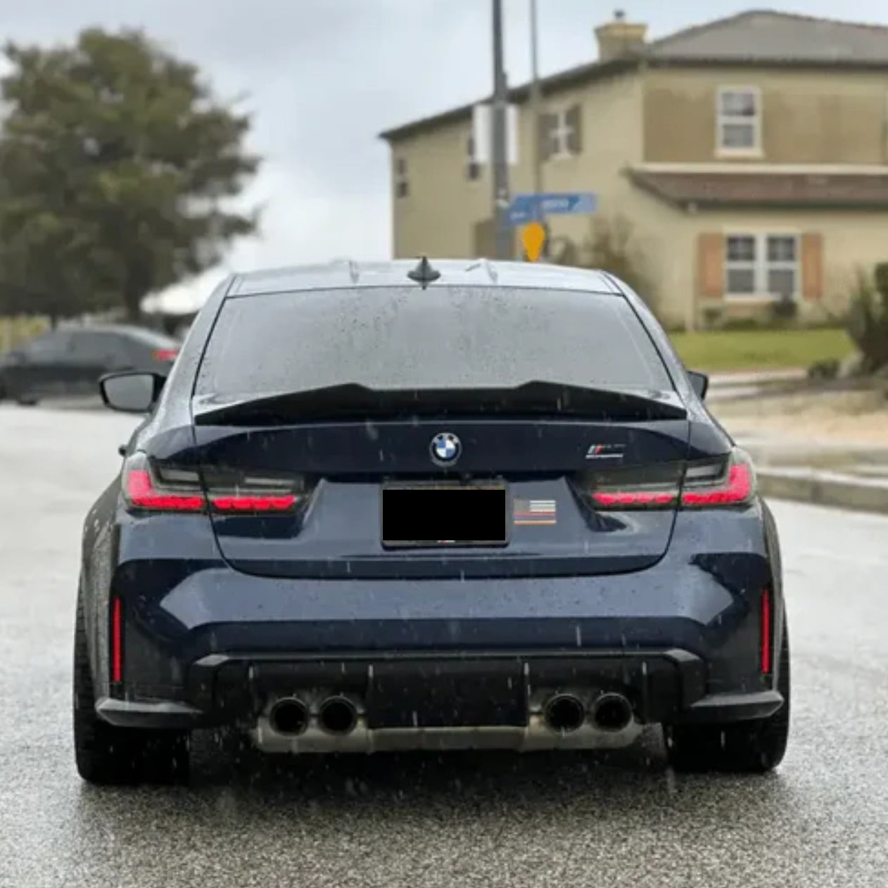 PSM Trunk Spoiler For BMW G80 M3 & G20 - Carbon Fiber